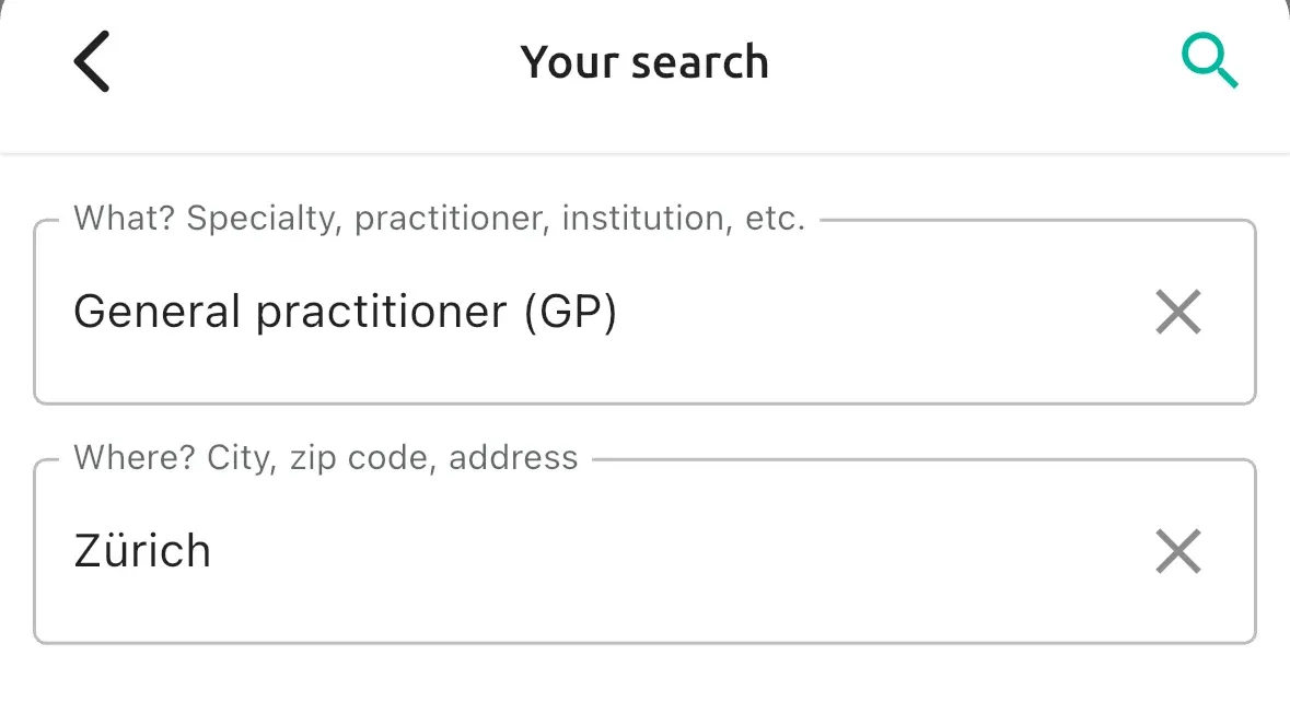 search options EN